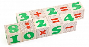 Набор из 12-и кубиков - Цифры (Томик, 1111-3 ТОМИКsim)